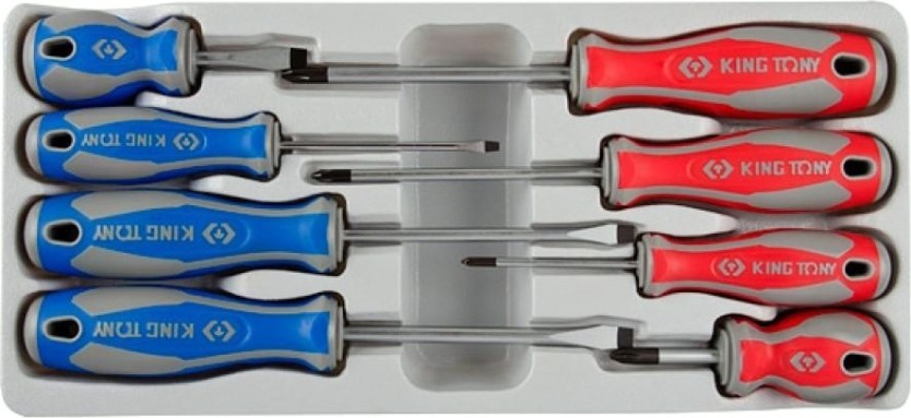 Набор отверток KING TONY 33108MR 8 предметов