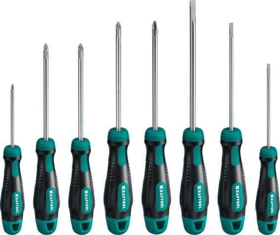 Набор отверток KRAFTOOL Х-Drive-8 8 шт. [250081-H8]