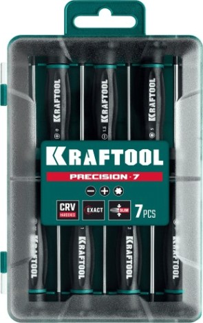 Набор отверток KRAFTOOL Precision 7 [25686]
