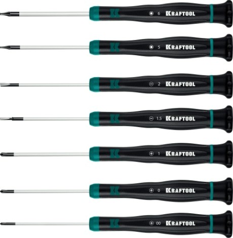 Набор отверток KRAFTOOL Precision 7 [25686]