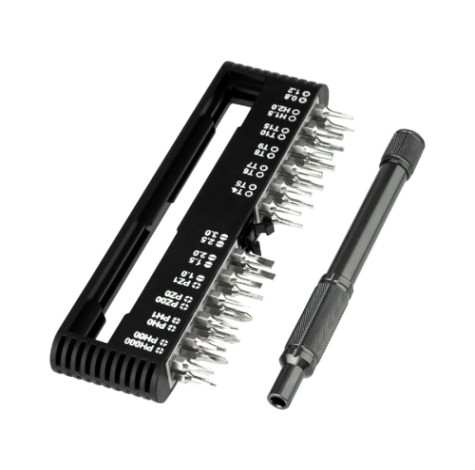 Набор отверток Kranz KR-12-4751 для точных работ RA-01, 25 пр. Набор отверток Kranz KR-12-4751 для точных работ RA-01, 25 пр.