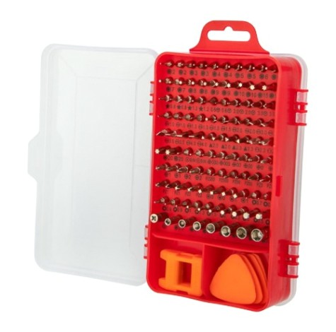 Набор отверток Kranz KR-12-4772 для точных работ 114 пр. Набор отверток Kranz KR-12-4772 для точных работ 114 пр.