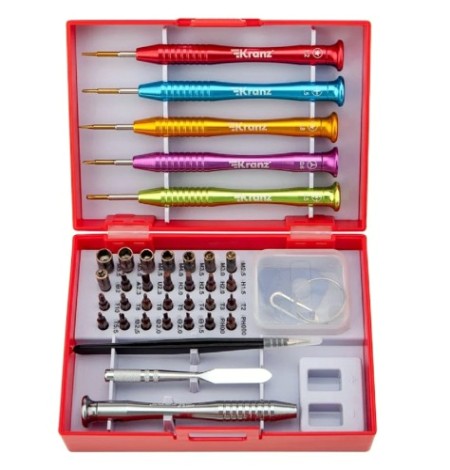 Набор отверток Kranz KR-12-4773 для точных работ 40 пр. Набор отверток Kranz KR-12-4773 для точных работ 40 пр.