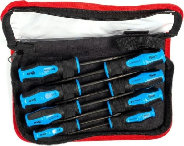 Набор отверток КВТ Мастер НО-08-S из стали s2 [87106]