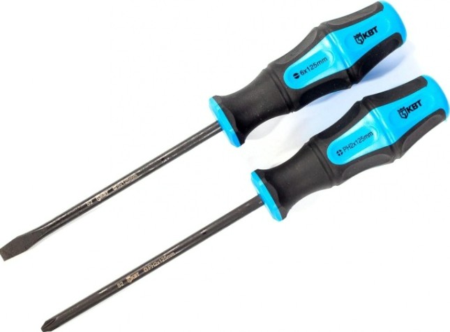 Набор отверток КВТ НО-06-S из стали s2 "мастер" [78622]