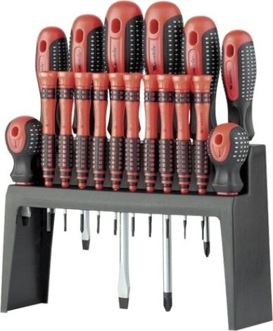 Набор отверток MATRIX fusion на подвесной полке 18 шт., crv// [11452]