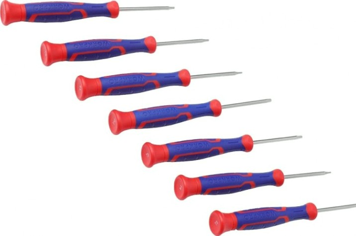 Набор отверток прецизионных WORKPRO WP200510 для точной механики torx набор 7шт Набор отверток прецизионных WORKPRO WP200510 для точной механики torx набор 7шт