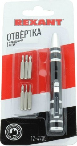 Набор отверток REXANT 12-4705 с насадками 6 шт.
