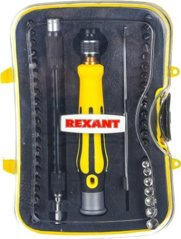 Набор отверток REXANT 12-4706 для точечных работ 45 предметов