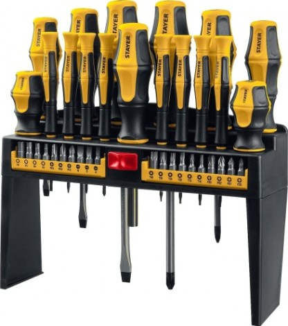 Набор отверток с насадками, 37 предметов STAYER Hercules-PRO-37 [25312-H37]
