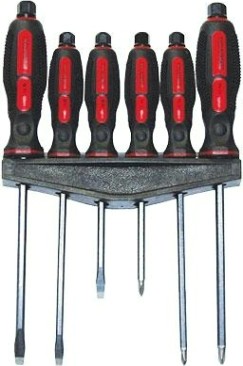 Набор отверток СОРОКИН 1.94 силовых, под ключ 6 шт