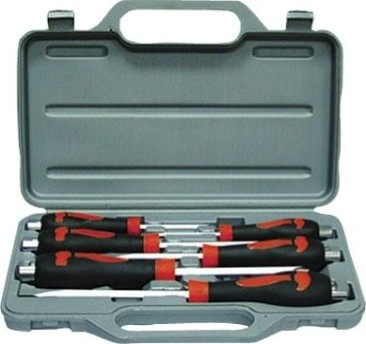 Набор отверток СОРОКИН 1.98 силовые, ударные, под ключ, 6 предметов