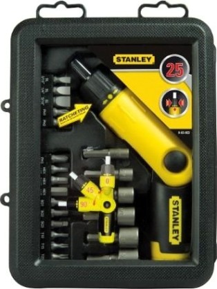 Набор отверток STANLEY 0-63-022 22 предмета со вставками в футляре Набор отверток STANLEY 0-63-022 22 предмета со вставками в футляре