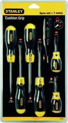 Набор отверток STANLEY CUSHION GRIP 0-65-009 7 предметов [0-65-009]