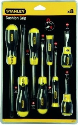 Набор отверток STANLEY CUSHION GRIP 0-65-011 8 предметов [0-65-011]