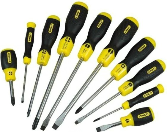 Набор отверток STANLEY CUSHION GRIP 2-65-005 10 штук [2-65-005]