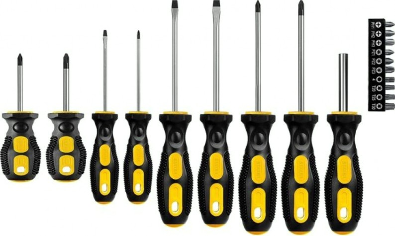 Набор отверток STAYER Maxfix с отверткой-битодержателем и битами, 19 предметов [2513-H19_z01]