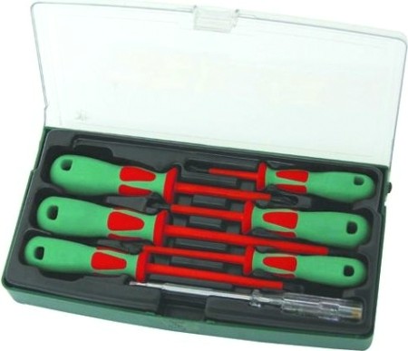 Набор отверток стержневых диэлектрических JONNESWAY DV13PP07S 7 предметов [048787]