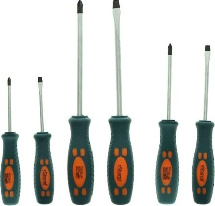 Набор отверток Sturm 1040-01-SS3 6 шт, хромованад. сталь + настенный держатель Набор отверток Sturm 1040-01-SS3 6 шт, хромованад. сталь + настенный держатель