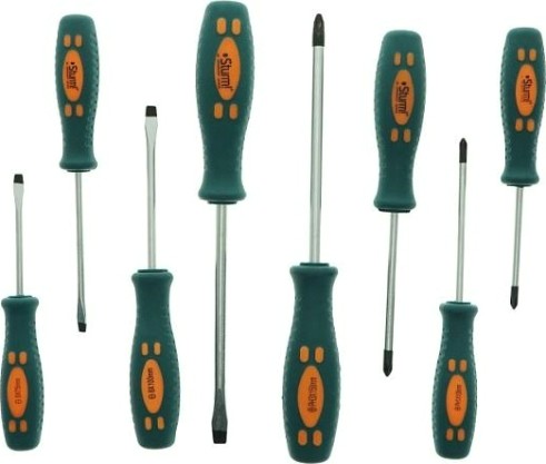 Набор отверток Sturm 1040-01-SS8 8 шт, crv Набор отверток Sturm 1040-01-SS8 8 шт, crv