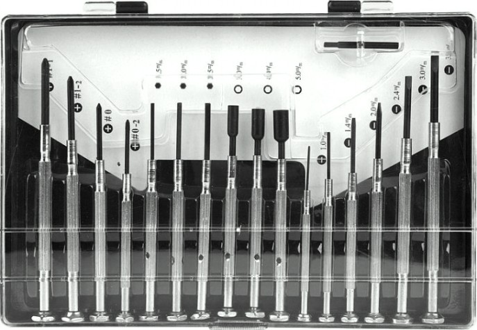 Набор отверток Sturm 1040-02-SSP часовых, свободно вращ. затылочная часть ручки