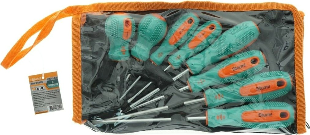 Набор отверток Sturm 1040-03-BS8 8 шт, crv Набор отверток Sturm 1040-03-BS8 8 шт, crv