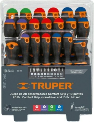 Набор отверток TRUPER SET-30X 30 предметов [14195]