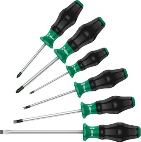 Набор отверток WERA Kraftform Comfort 1334/6 SATZ 6TLG / 6 PCS WE-031551 [WE-031551]