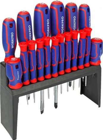 Набор отверток WORKPRO WP200506 18шт с подставкой