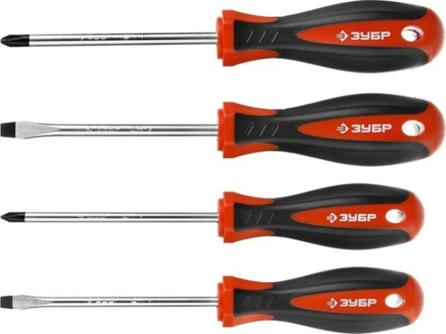 Набор отверток ЗУБР "МАСТЕР" 25065-H4 [25065-H4_z03]