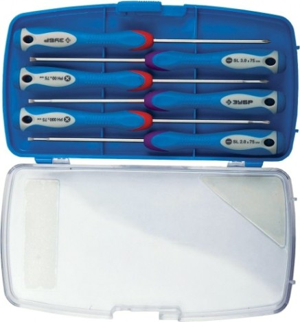 Набор отверток ЗУБР МАСТЕР TX-6 шт. для точных работ 6 предм., [25658-H6_z01]