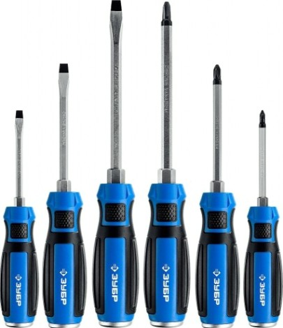 Набор отверток ЗУБР ПРОФЕССИОНАЛ УДАРНИК ударных, 6 шт [25026]