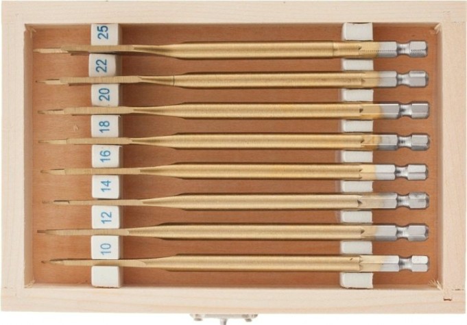 Набор перовых сверл по дереву MATRIX 10-25 х 150 мм 8 шт. [70441]