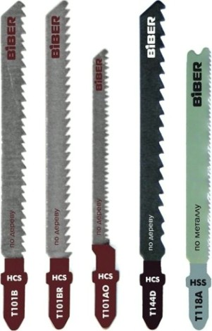 Набор пилок Biber 85 289 по дереву и металлу 5шт. [тов-120528]