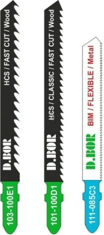 Набор пилок универсальные D.BOR (дерево и металл) (103-100e1, 101-100d1, 111-085c3) (3 шт.) [D-193-SET-01-03]
