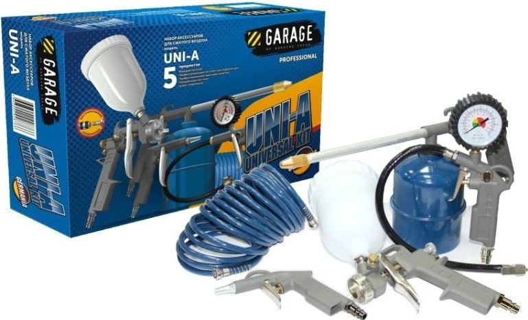 Набор пневмоинструмента Garage UNIVERSAL UNI-A (бс) [8085330]