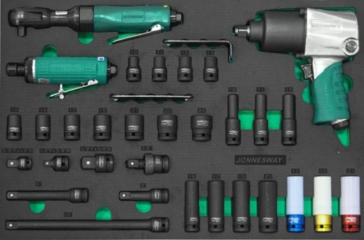 Набор пневмоинструмента JONNESWAY JA-C231SV 31 предмет 49274 [049274]