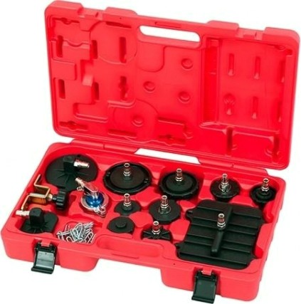 Набор приспособлений для замены тормозной жидкости МАСТАК 102-40005 6 л, 17 предметов Набор приспособлений для замены тормозной жидкости МАСТАК 102-40005 6 л, 17 предметов