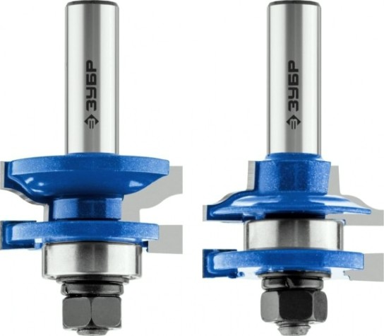 Набор рамочных фрез №1 ЗУБР ПРОФЕССИОНАЛ 41,3x23мм, хвостовик 12 мм, [28771-41.3-H2]