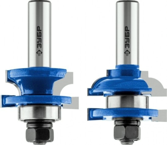 Набор рамочных фрез №2 ЗУБР ПРОФЕССИОНАЛ 41,3x23мм, хвостовик 12 мм, [28772-41.3-H2]