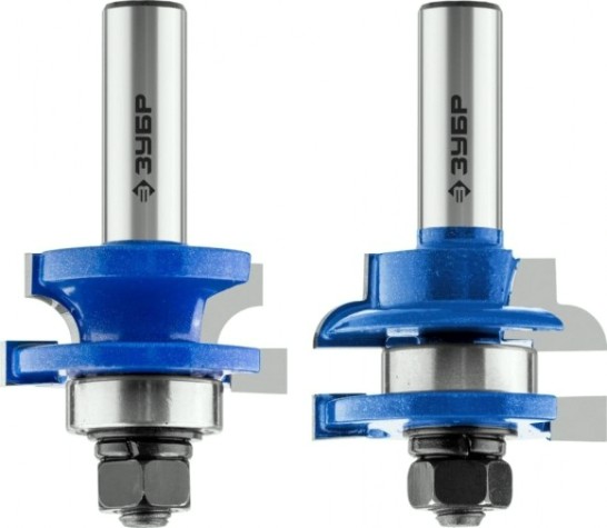 Набор рамочных фрез №3 ЗУБР ПРОФЕССИОНАЛ 41,3x23мм, хвостовик 12 мм, [28773-41.3-H2]