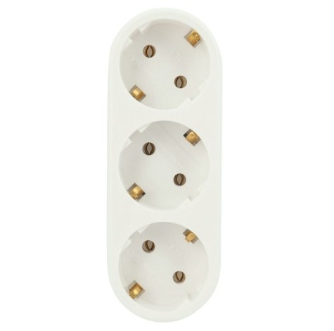 Набор разветвителей REXANT 11-1079-2 электрических линейных 16A с/з, вертикальные