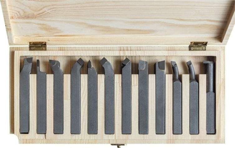 Набор резцов JET NTR1616RU 12 шт, 16х16, с напайными пластинами, Т5К10