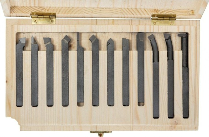 Набор резцов JET NTR88RU 12 шт, 8х8, с напайными пластинами, Т5К10