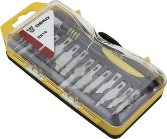 Набор резцов по дереву DEKO BS16 065-0722 [065-0722]