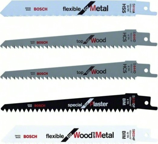 Набор сабельных полотен BOSCH F016800307 5 шт. [F016800307]