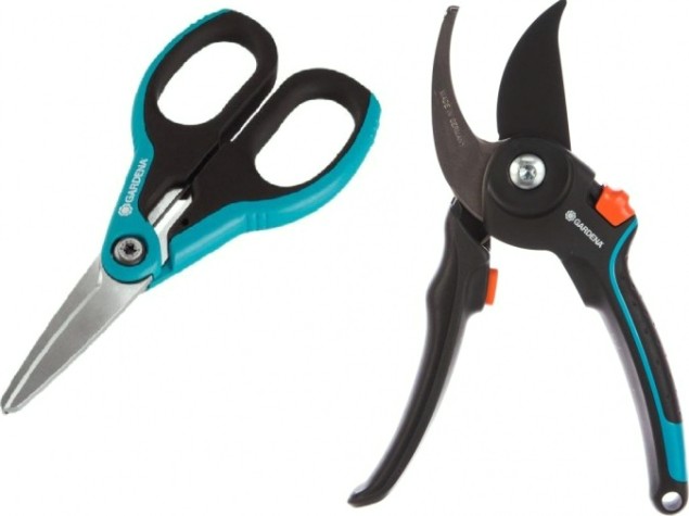 Набор садовый GARDENA 12200-20.000.00 Комплект: Секатор B/M + ножницы Шнип-Шнап