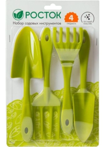 Набор садовый РОСТОК 4 пр. [421429-H4]