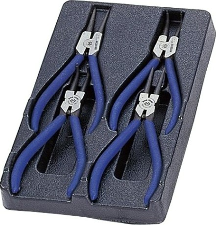 Набор съемников стопорных колец KING TONY 4 предмета ложемент 9-42114GP [9-42114GP]