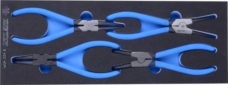 Набор съемников стопорных колец KING TONY 4 предмета ложемент 9-44214GPV [9-44214GPV]